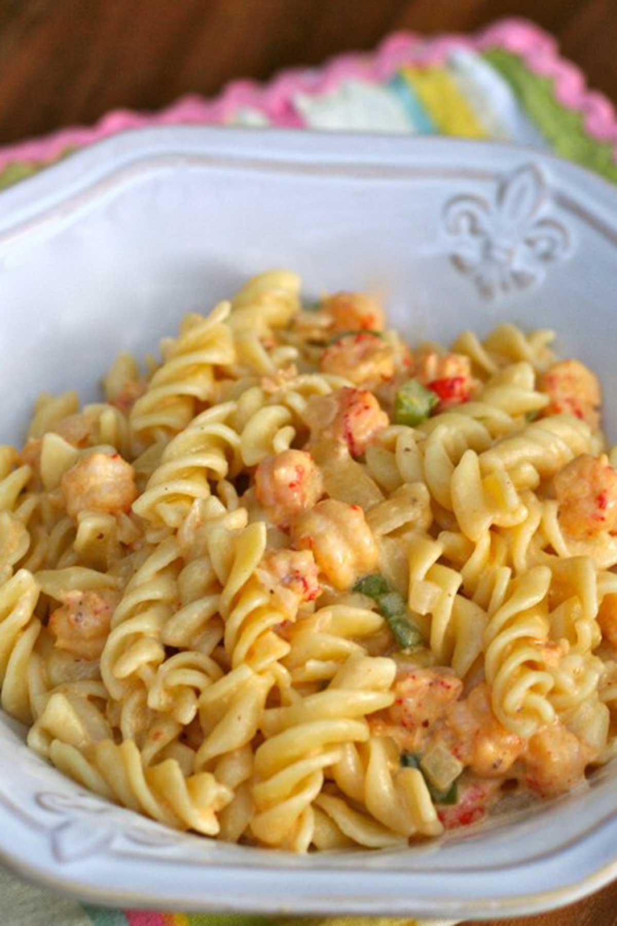 Easy Crawfish Monica Pasta Laura Fuentes