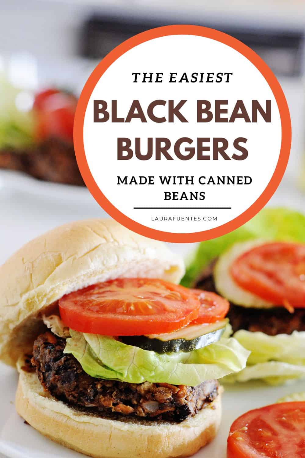 Easy Black Bean Veggie Burgers | Laura Fuentes