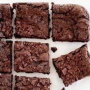 eight fudgy brownies