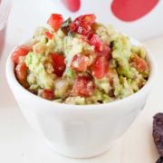 guacamole in a bowl