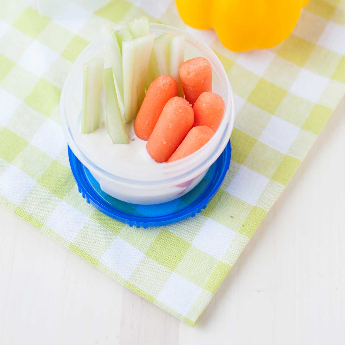 Easy Veggie Cups with Ranch Dressing Laura Fuentes