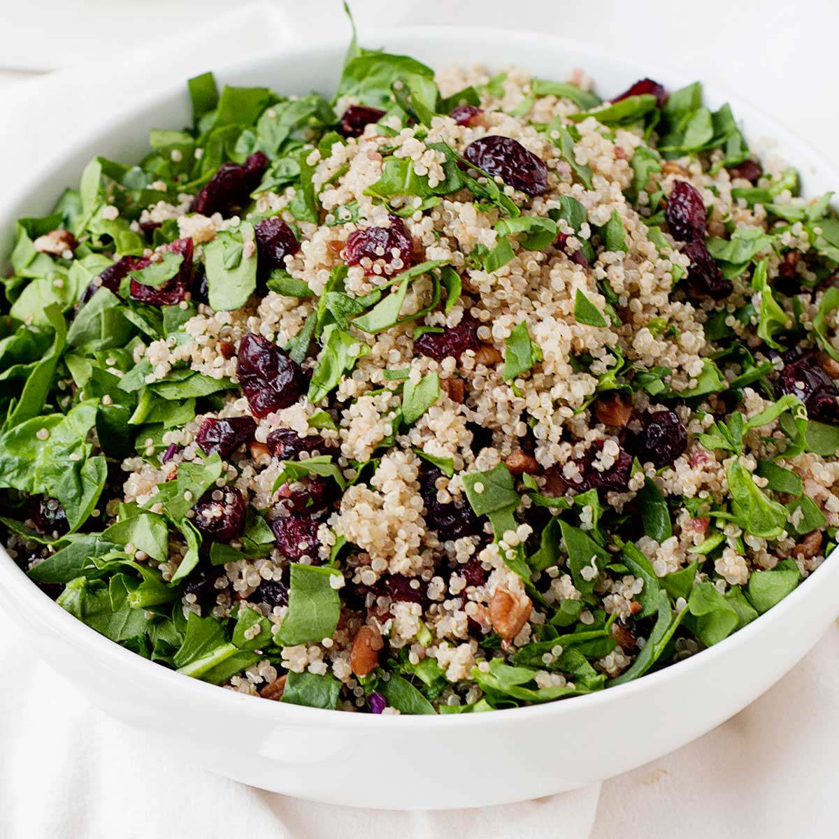 Easy Cranberry Quinoa Salad Laura Fuentes