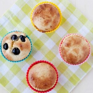 four paleo muffins