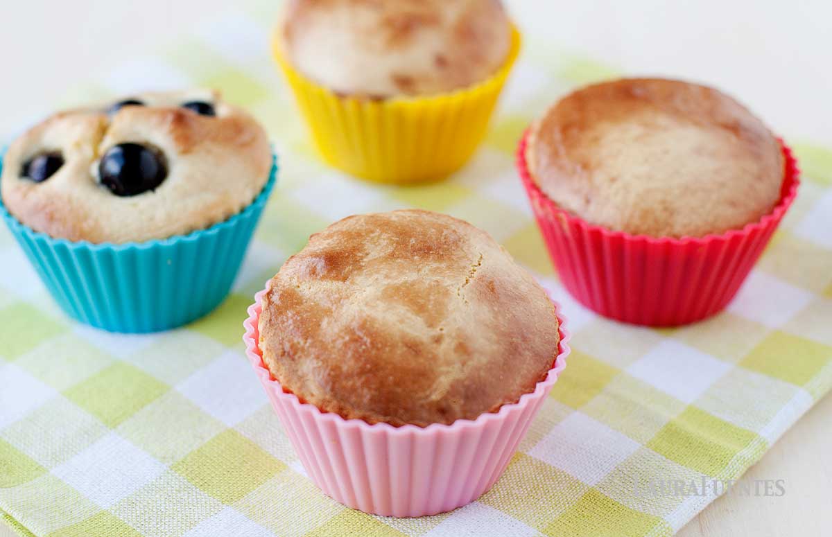four paleo muffins