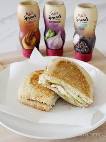 Grilled Hummus, Chicken and Avocado Sandwich