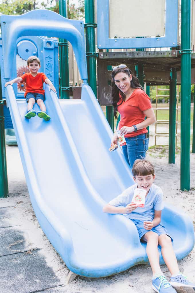 Lunch at the park is a great way to get away from the office!