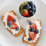 Berry & Protein Sweet Potato Toast