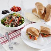 Easy Peppers and Sausage Skillet Lunch recipe that's delicious and versatile.