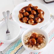 healthy sweet and sour meatballs