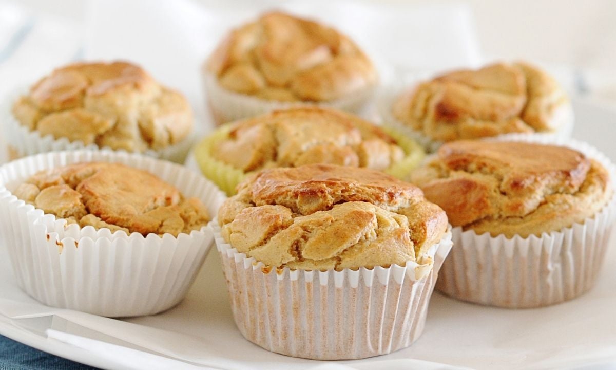 seven banana oatmeal muffins
