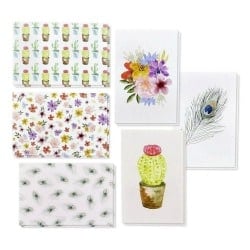 collection of artistic note cards