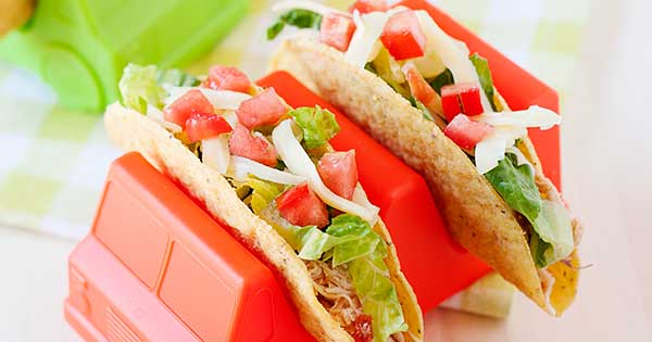 Easy Crockpot Chicken Salsa Tacos - Laura Fuentes