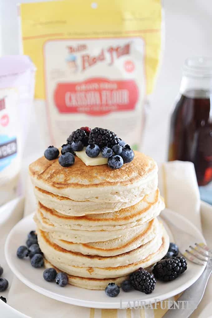 paleo pancakes with cassava flour