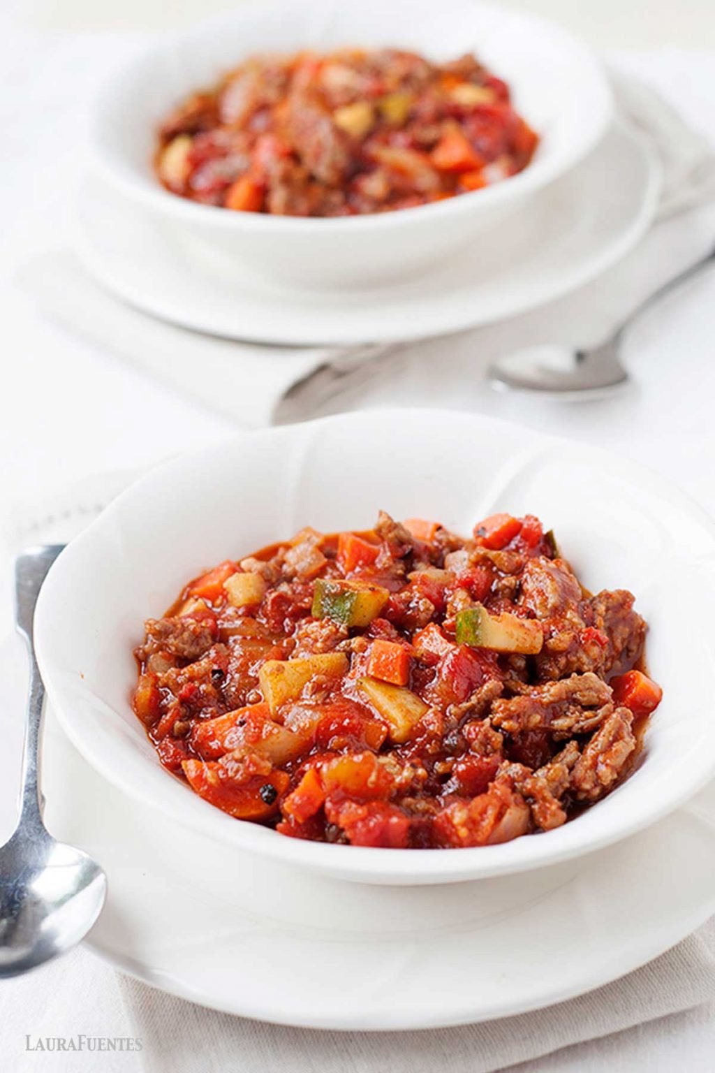 Ground Chicken Chili with No Beans Laura Fuentes