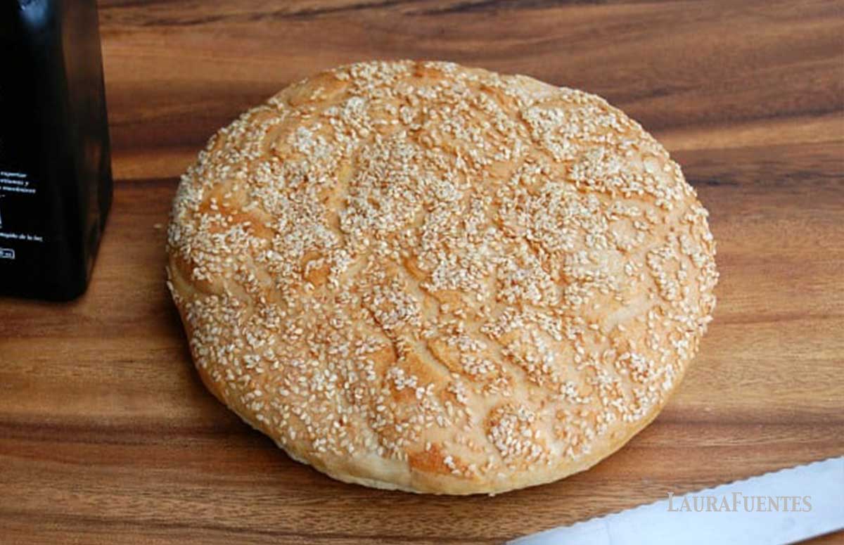 Round muffuletta bread