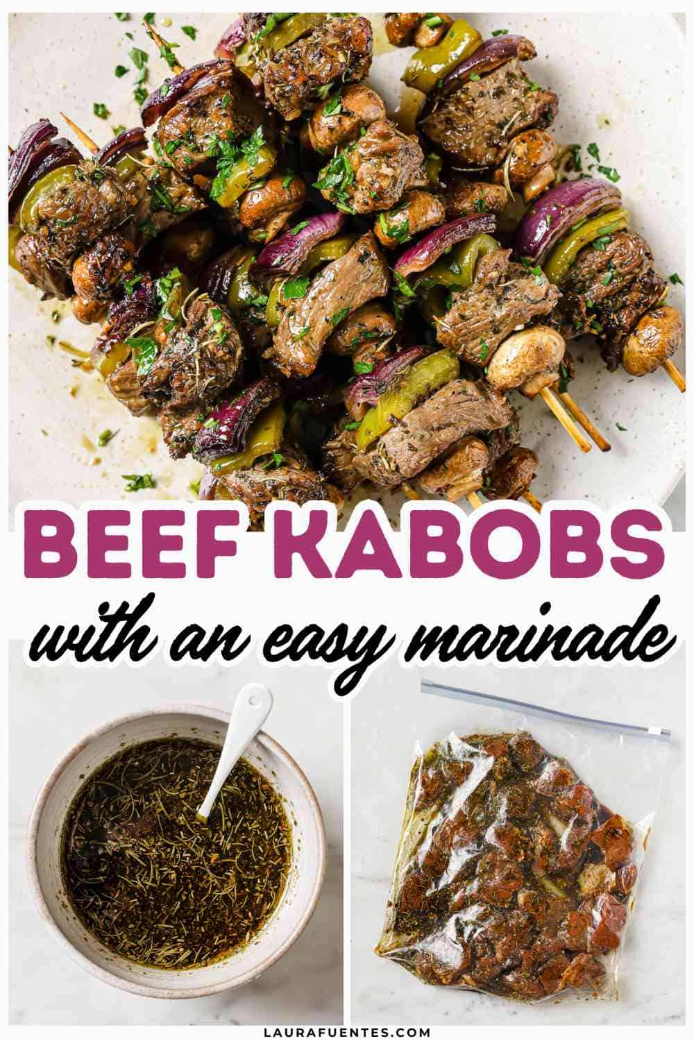Easy Marinated Beef Kabobs Recipe
