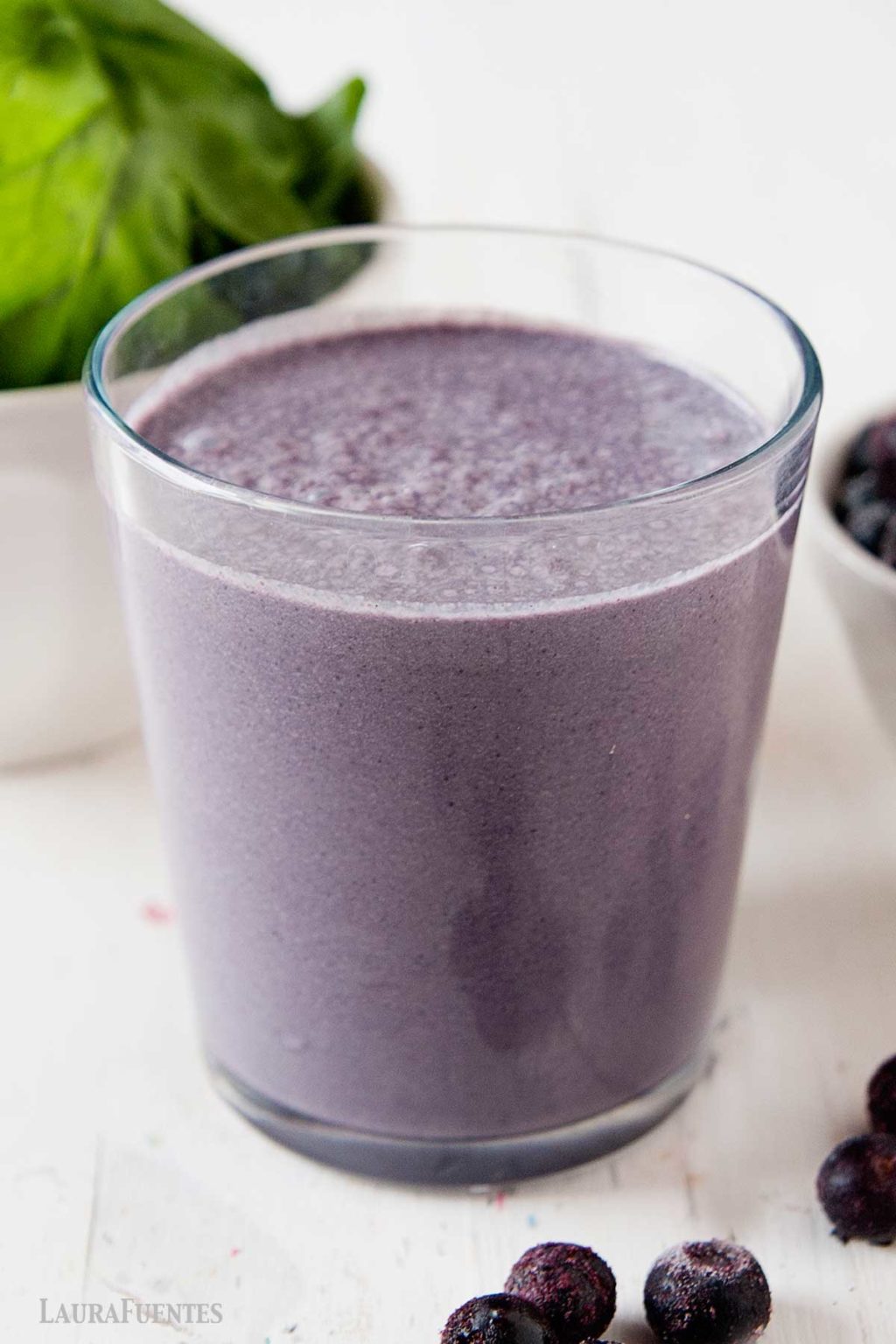 Delicious Blueberry Spinach Smoothie Laura Fuentes