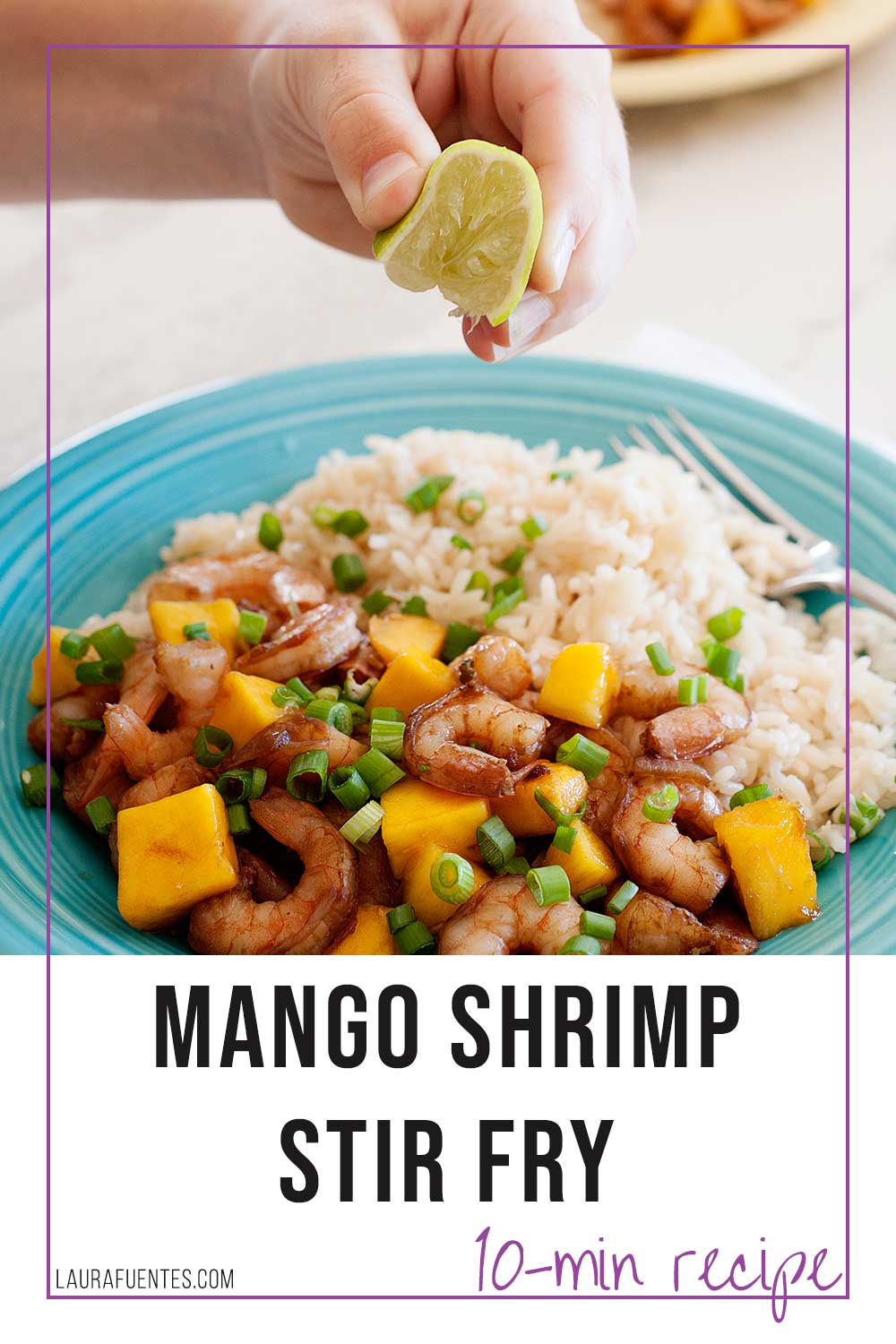 Sweet & Spicy Mango Shrimp Stir-Fry | Laura Fuentes