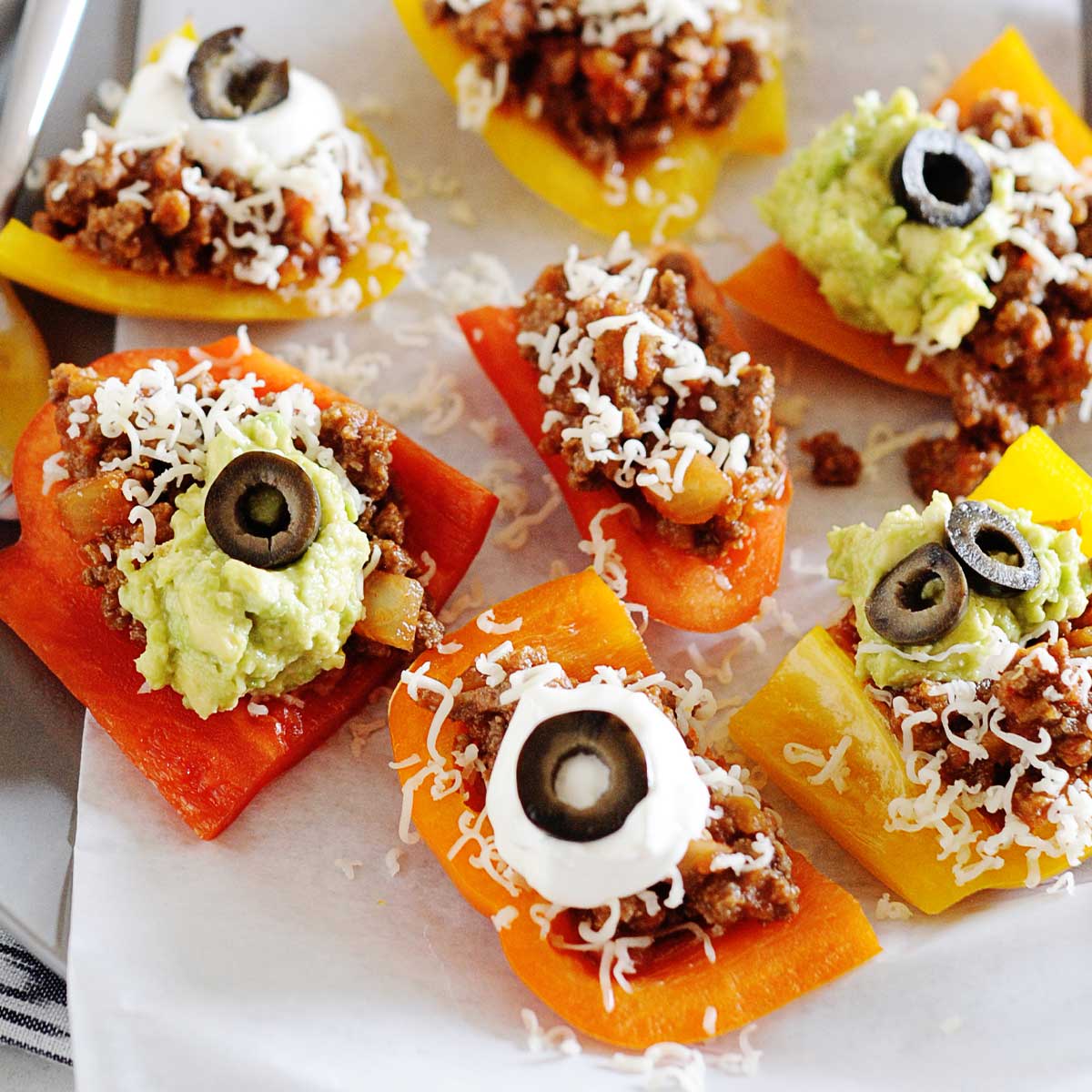 Healthy Bell Pepper Nachos-image