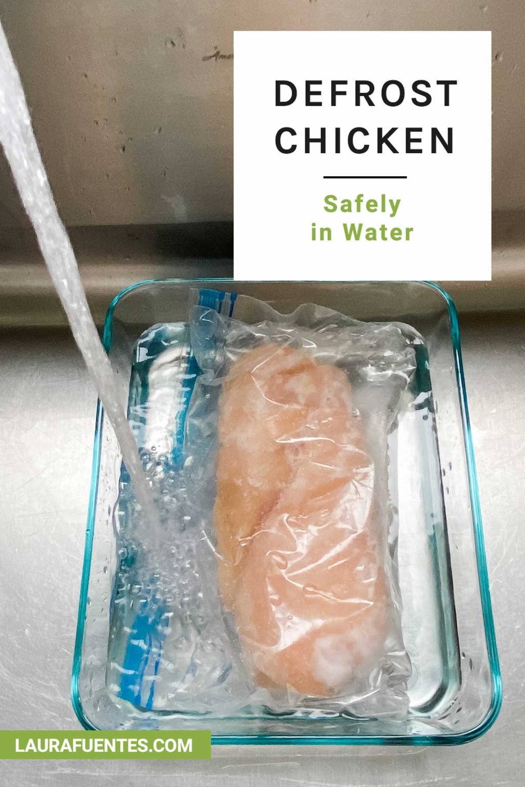 Defrosting Chicken in Water Laura Fuentes