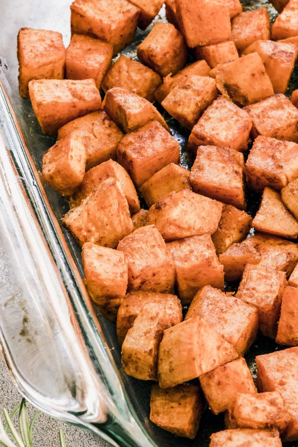 Crispy Roasted Sweet Potato Cubes Laura Fuentes