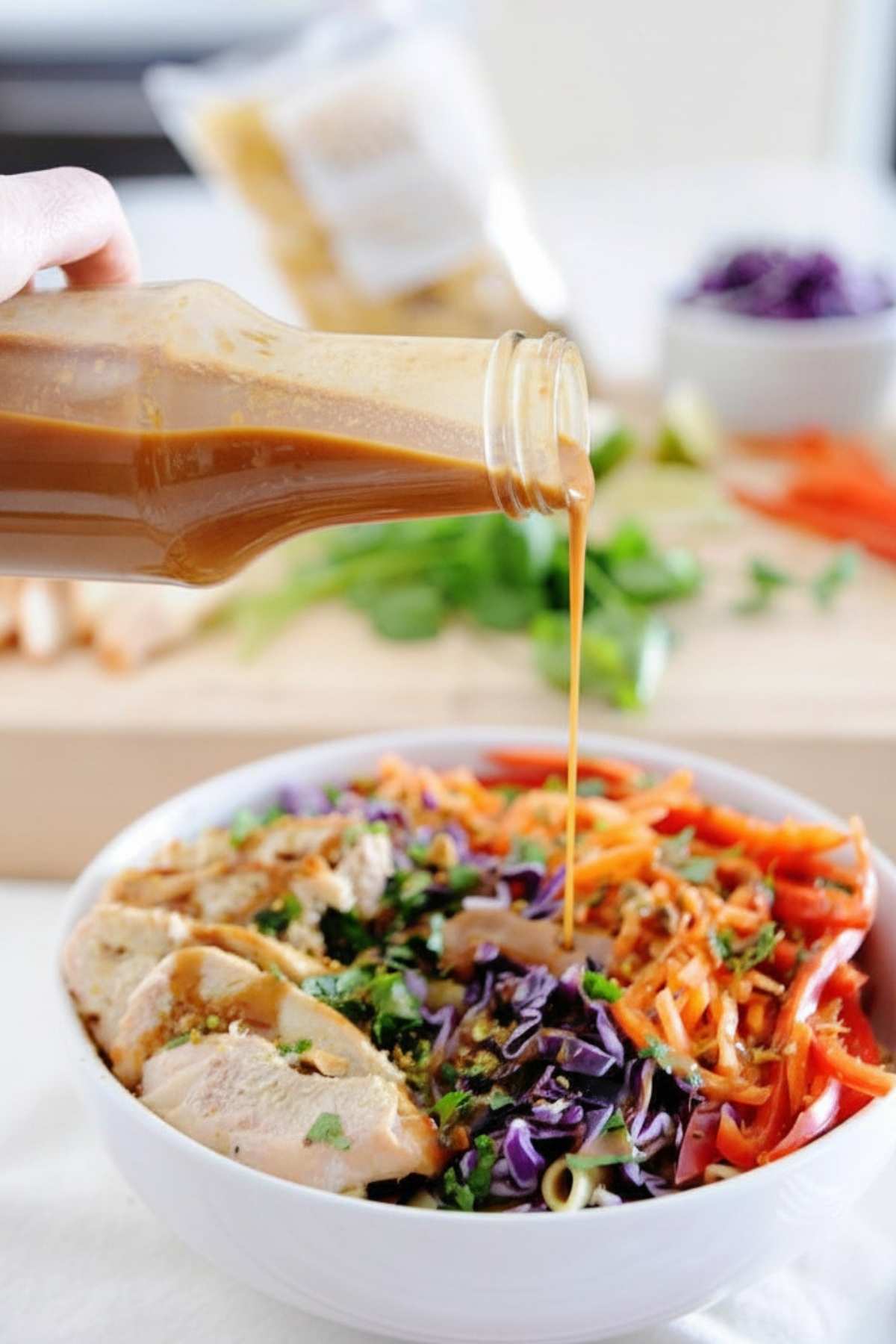 Thai Peanut Dressing (Easy Creamy Peanut Sauce)