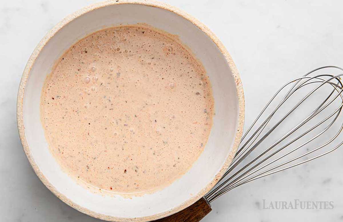 homemade sauce in a bowl