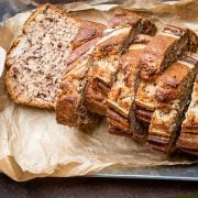 slices of banana bread