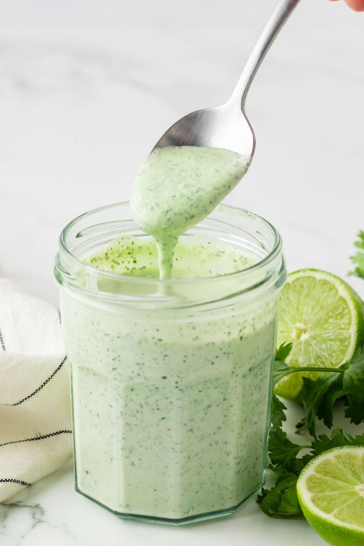 Cilantro Lime Sauce (Easy Blender Recipe)