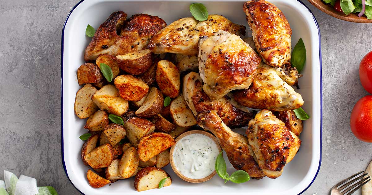 Easy Recipe for Baked Chicken Pieces with Crispy Skin