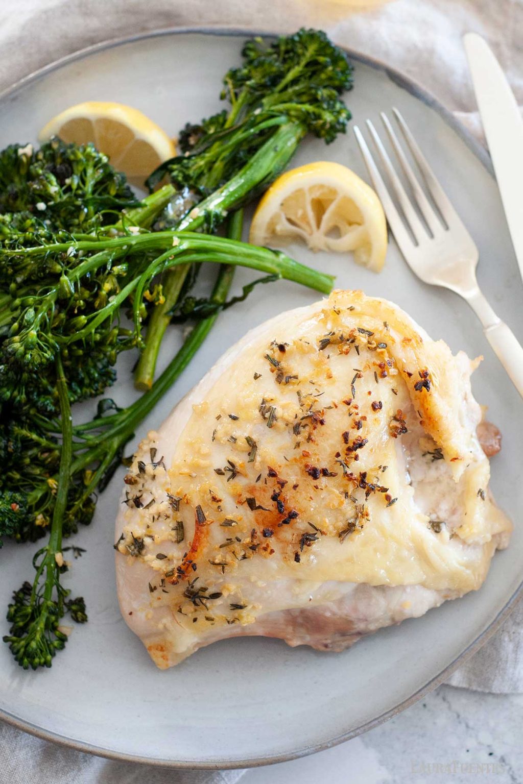 Juicy & Simple Baked Split Chicken Breast Recipe | Laura Fuentes