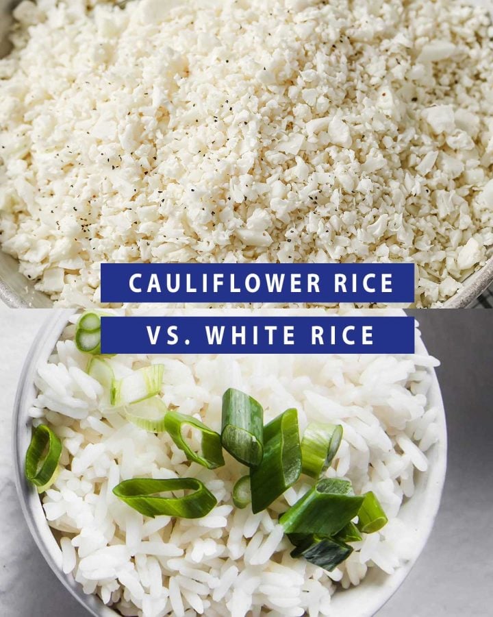 Cauliflower Rice vs. White Rice The Lowdown Laura Fuentes