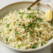cilantro lime cauliflower rice