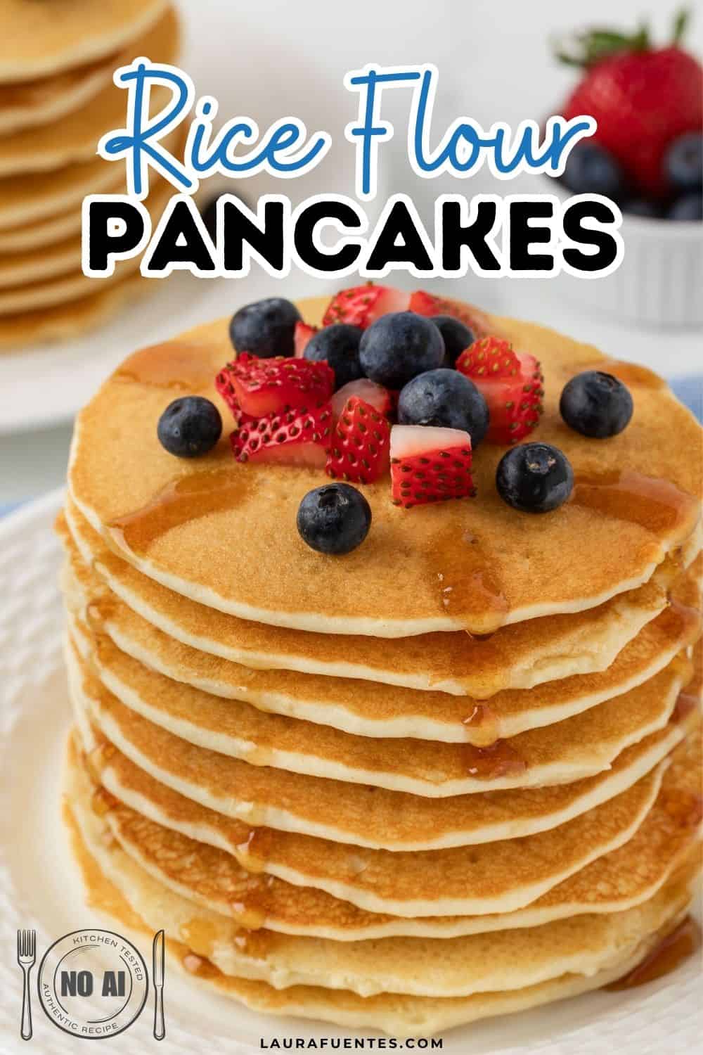 Easy Rice Flour Pancakes That Taste Delicious