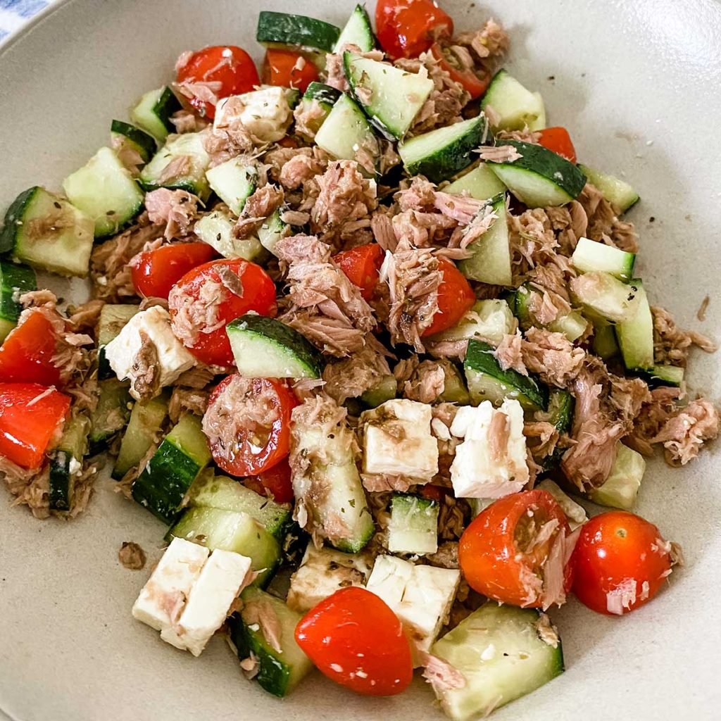 Light & Filling Tomato Tuna Salad Recipe Laura Fuentes