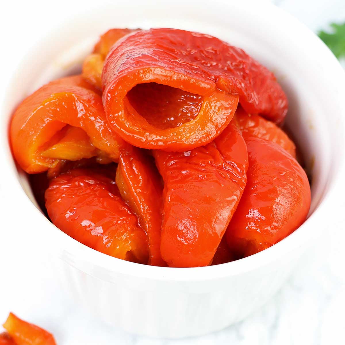Easy OvenRoasted Red Peppers Laura Fuentes