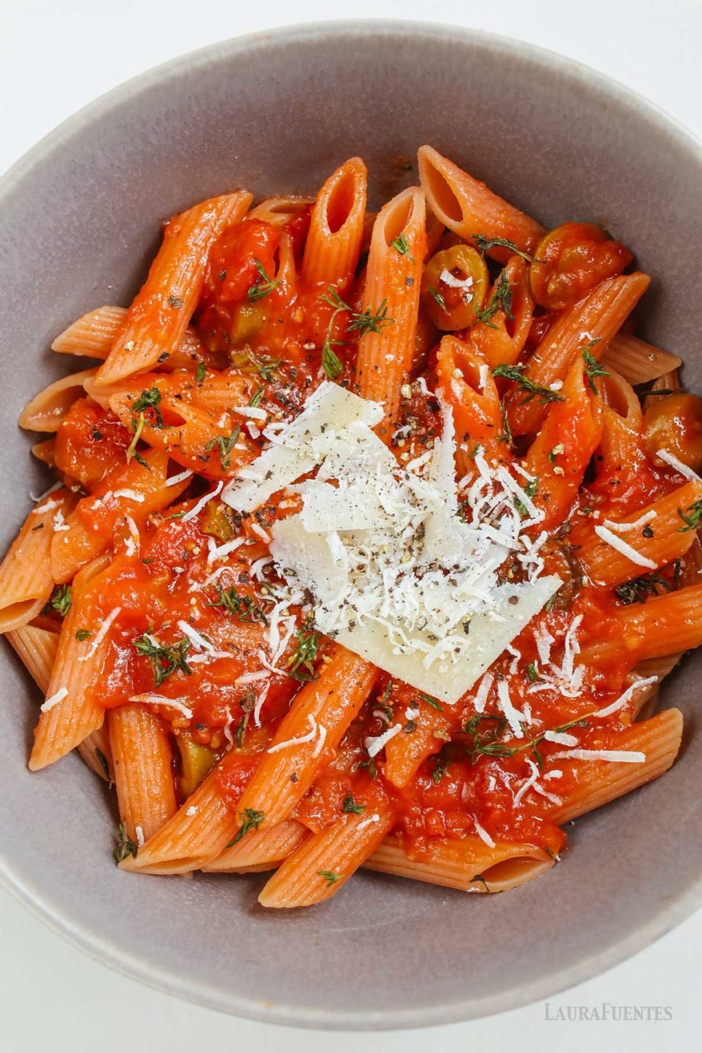 Roasted Red Pepper Pasta Quick & Easy! Laura Fuentes