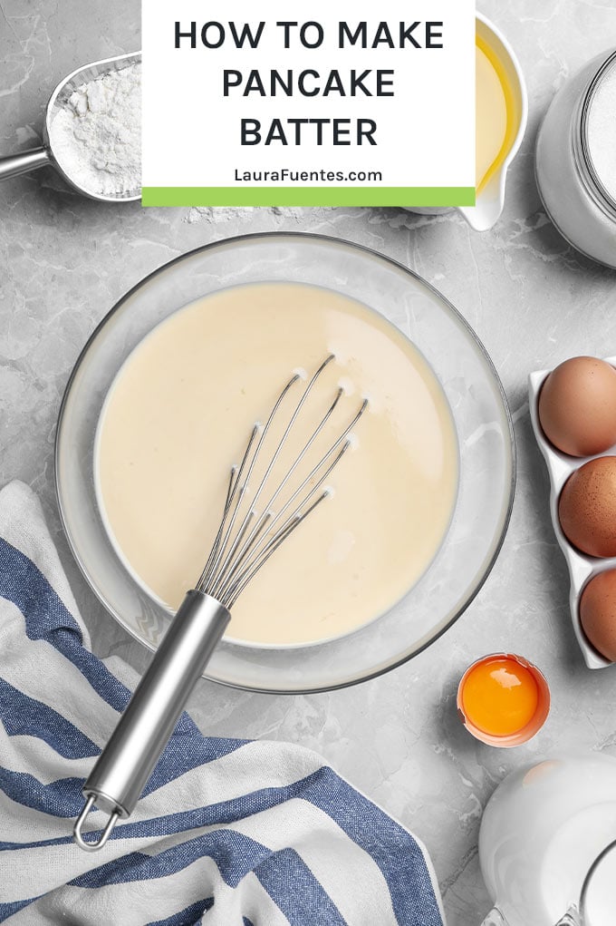 How to Make Pancake Batter (with VIDEO) Laura Fuentes