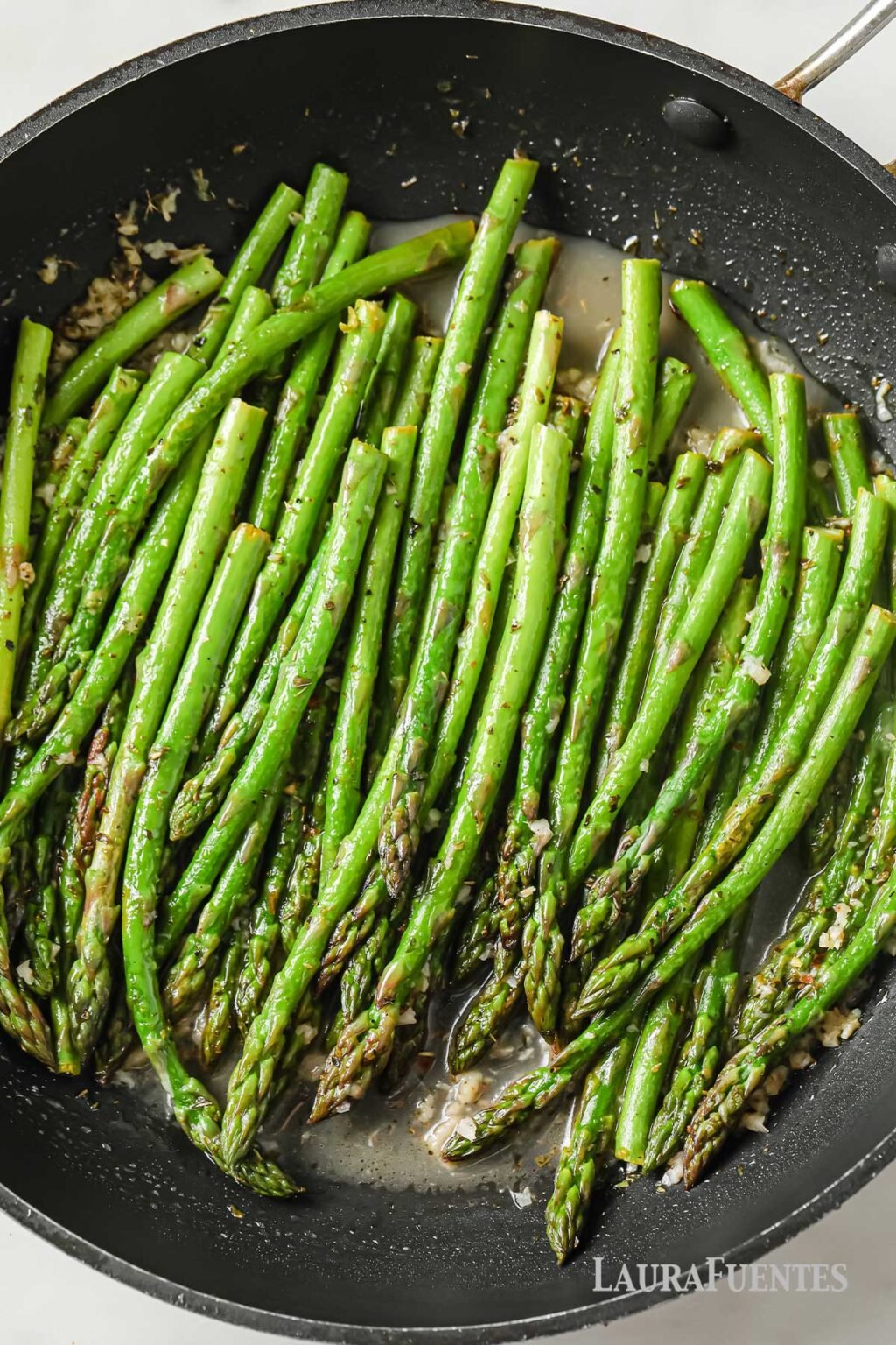 Lemon Garlic Asparagus to Die For Laura Fuentes