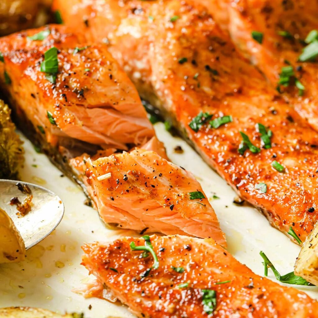 Baked Cajun Salmon {3Ingredients} Laura Fuentes