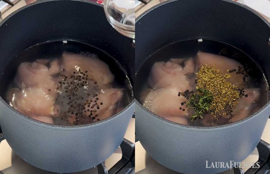 Perfectly Poached Chicken Thighs Laura Fuentes