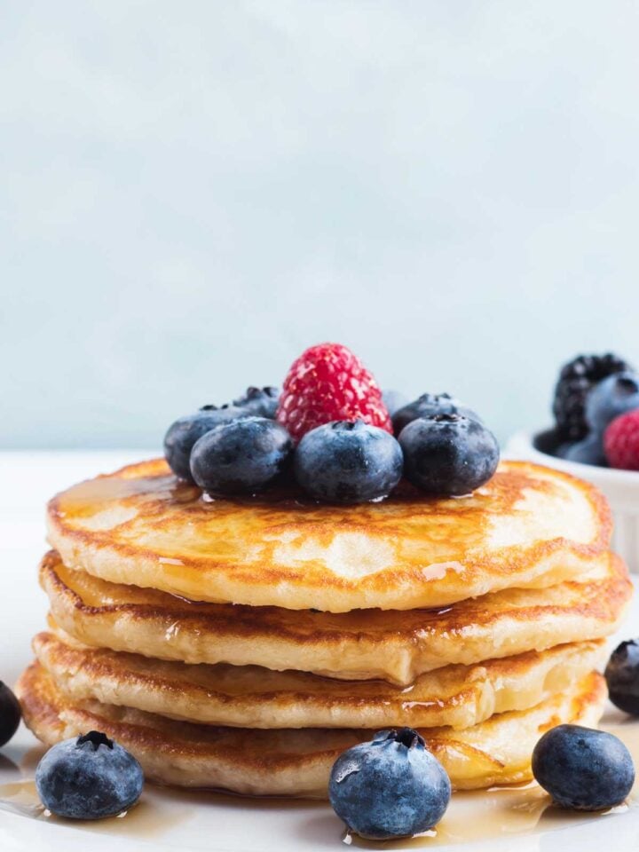 Cinnamon Roll Pancake Recipe {Cinnabon Inspired}