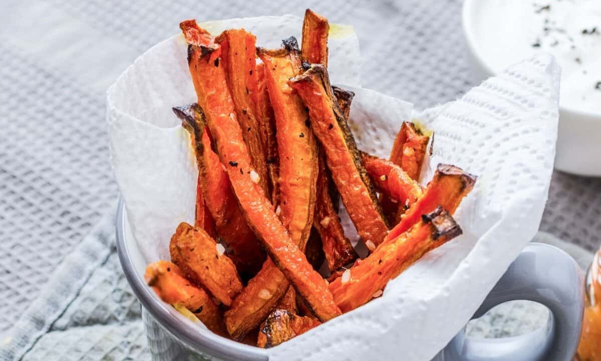 carrot fries in a bowl