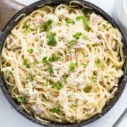 rotisserie chicken alfredo