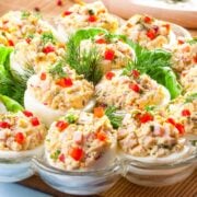 tuna deviled eggs