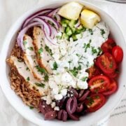Mediterranean Farro Bowl