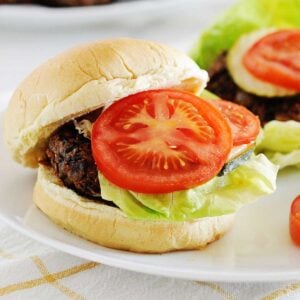 black bean veggie burger