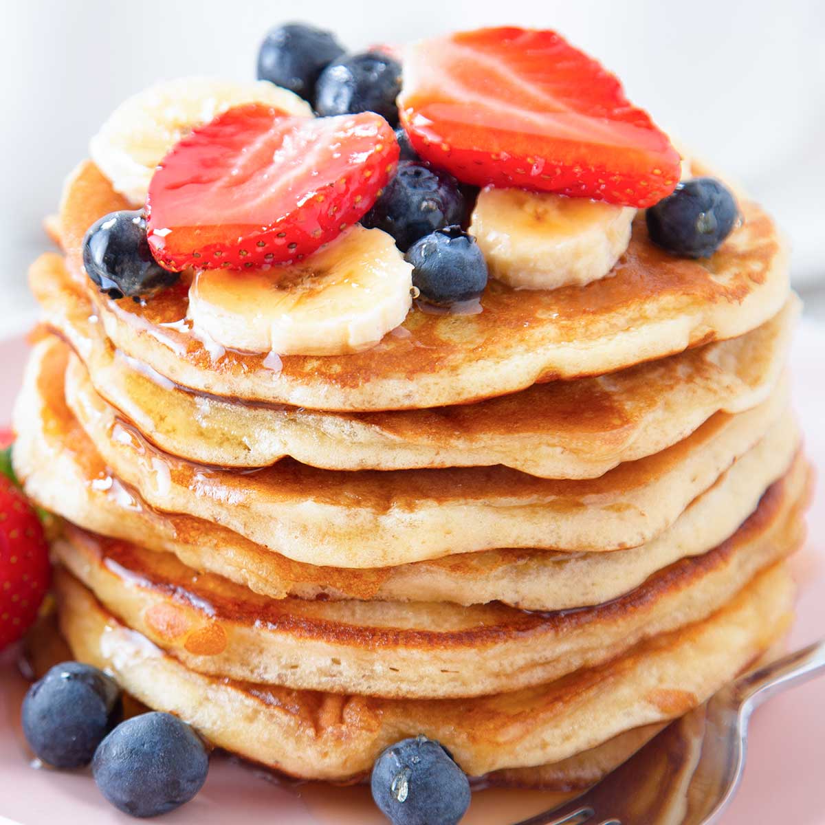 Fluffy Coconut Milk Pancakes Recipe | Laura Fuentes