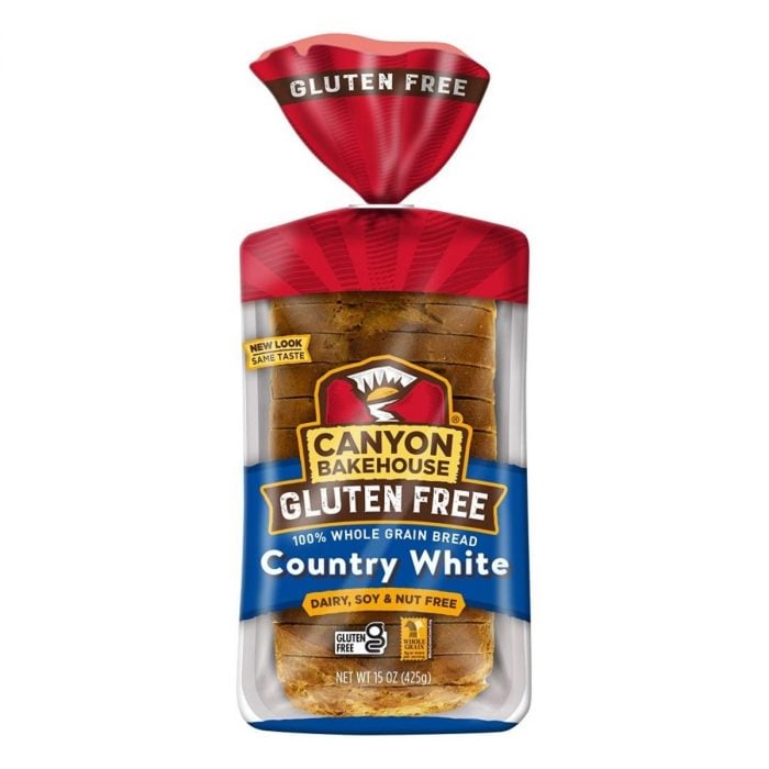 loaf of gluten free white bread