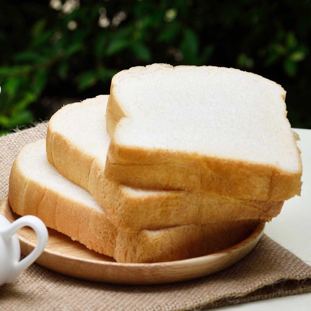 stack of three slices of Texas toast